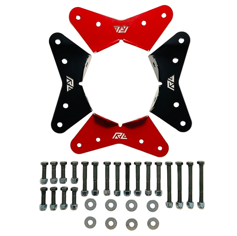 4 kits (16 brackets) DIY Ski/Snowboard Rail Butterfly Bracket (PRE ORDER)